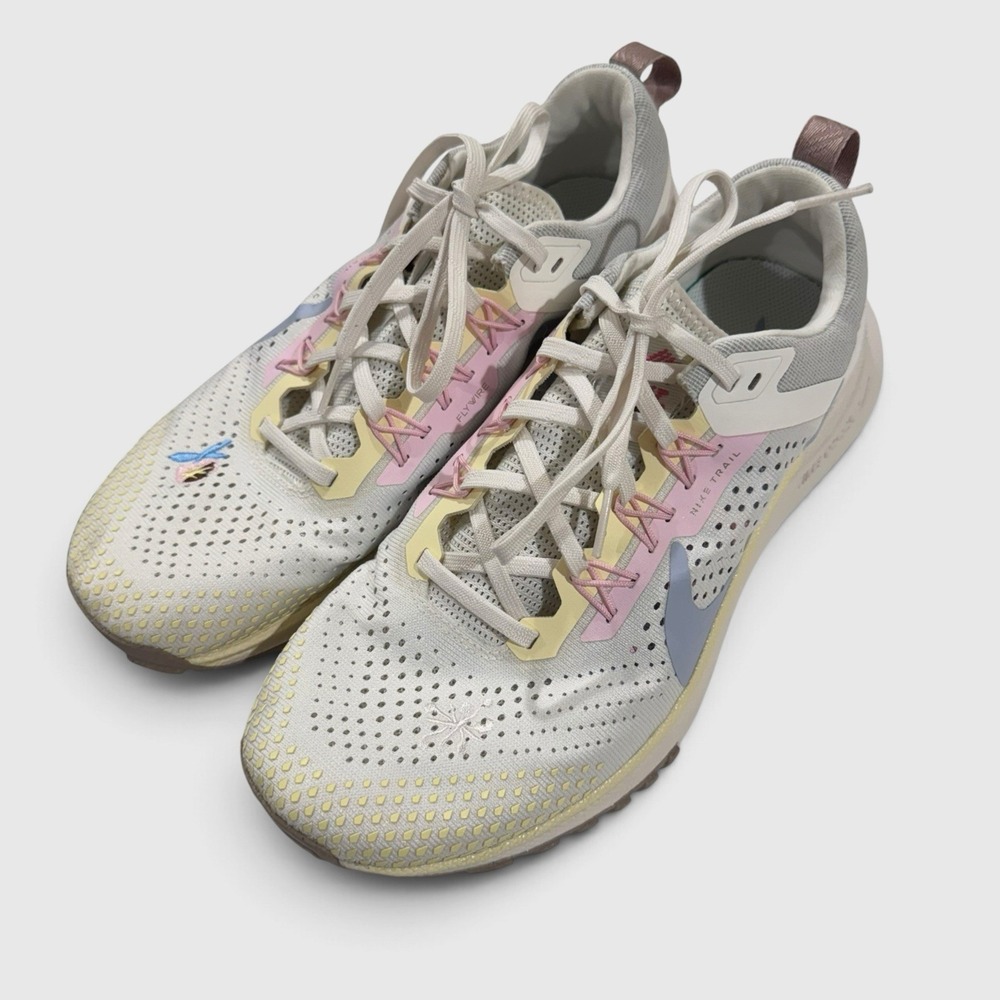 Nike Pegasus Trail 4 Running Shoes Womens 10 Butterfly Pastel React FJ7733-140